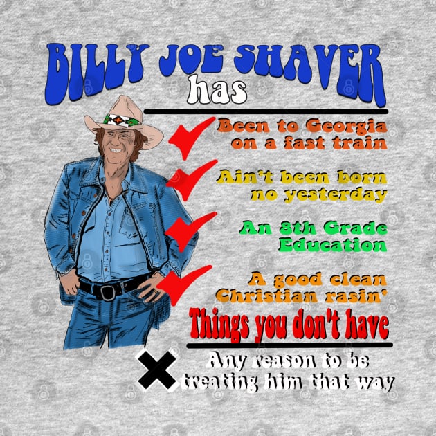 Billy Joe Shaver's Checklist by TL Bugg